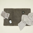Simple Waffle Towel - Light Grey