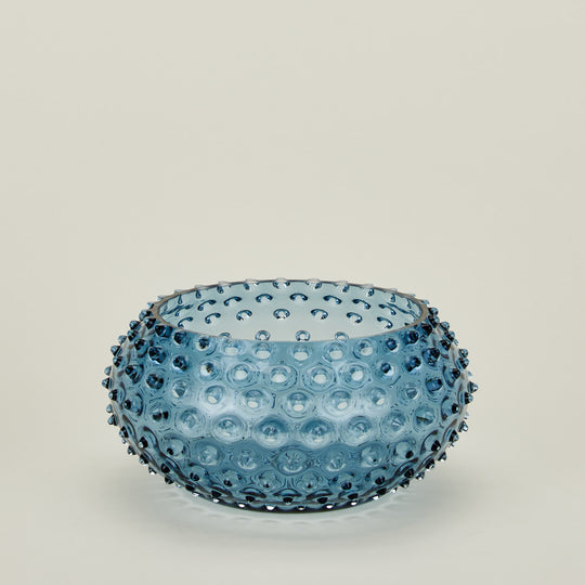 Hobnail Serving Bowl - Blue