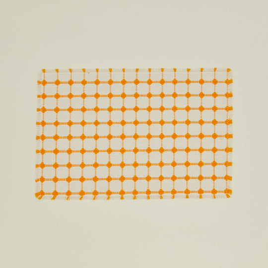 Wicker Fringed Placemat, Set of 4 - Marigold