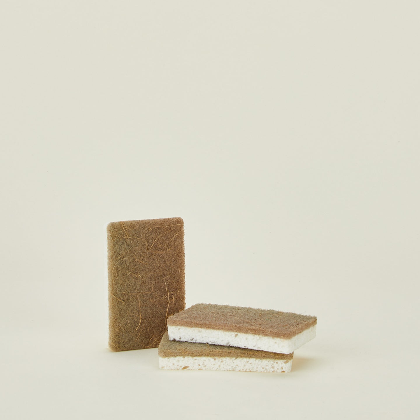 Ecofreax Cellulose walnut sponge, set of 3