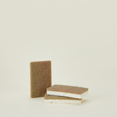 Ecofreax Cellulose walnut sponge, set of 3