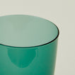 Close up of the rim of the Essential Glass in Peacock.
