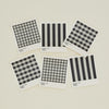 Essential Swedish Dishcloth, Set of 6 - Light Grey/Black