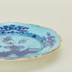 Ginori dinner plate in iris detail