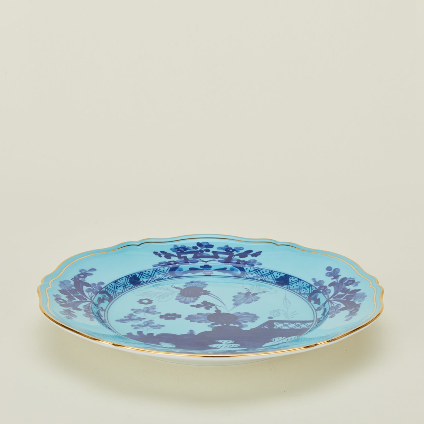 Ginori dinner plate in iris