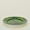 Ginori dinner plate in malachite