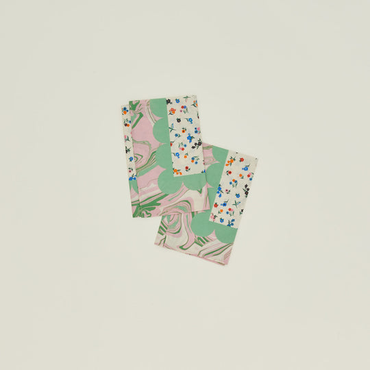 Mixed Floral Napkin, Set of 2 - Peony