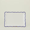 Ogee Edge Rectangular Platter - Blue