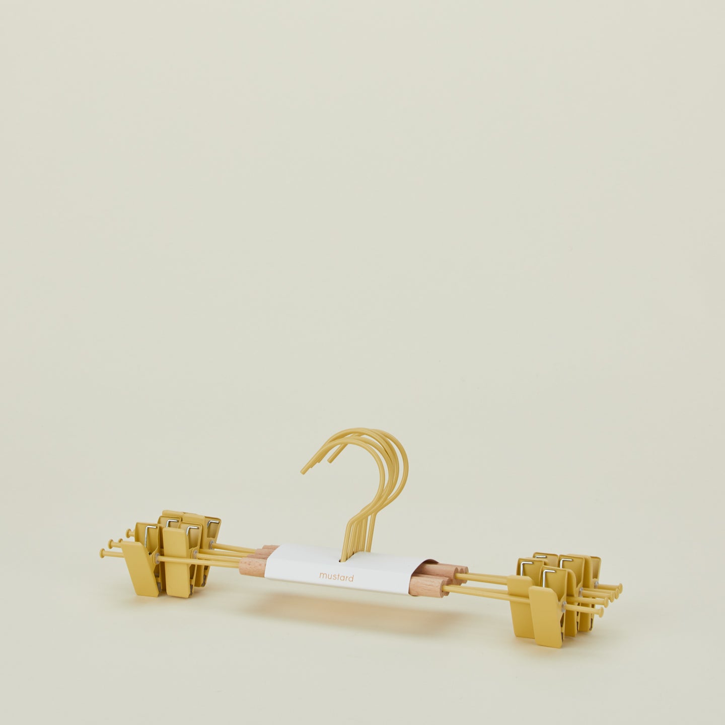 Clip hangers in butter