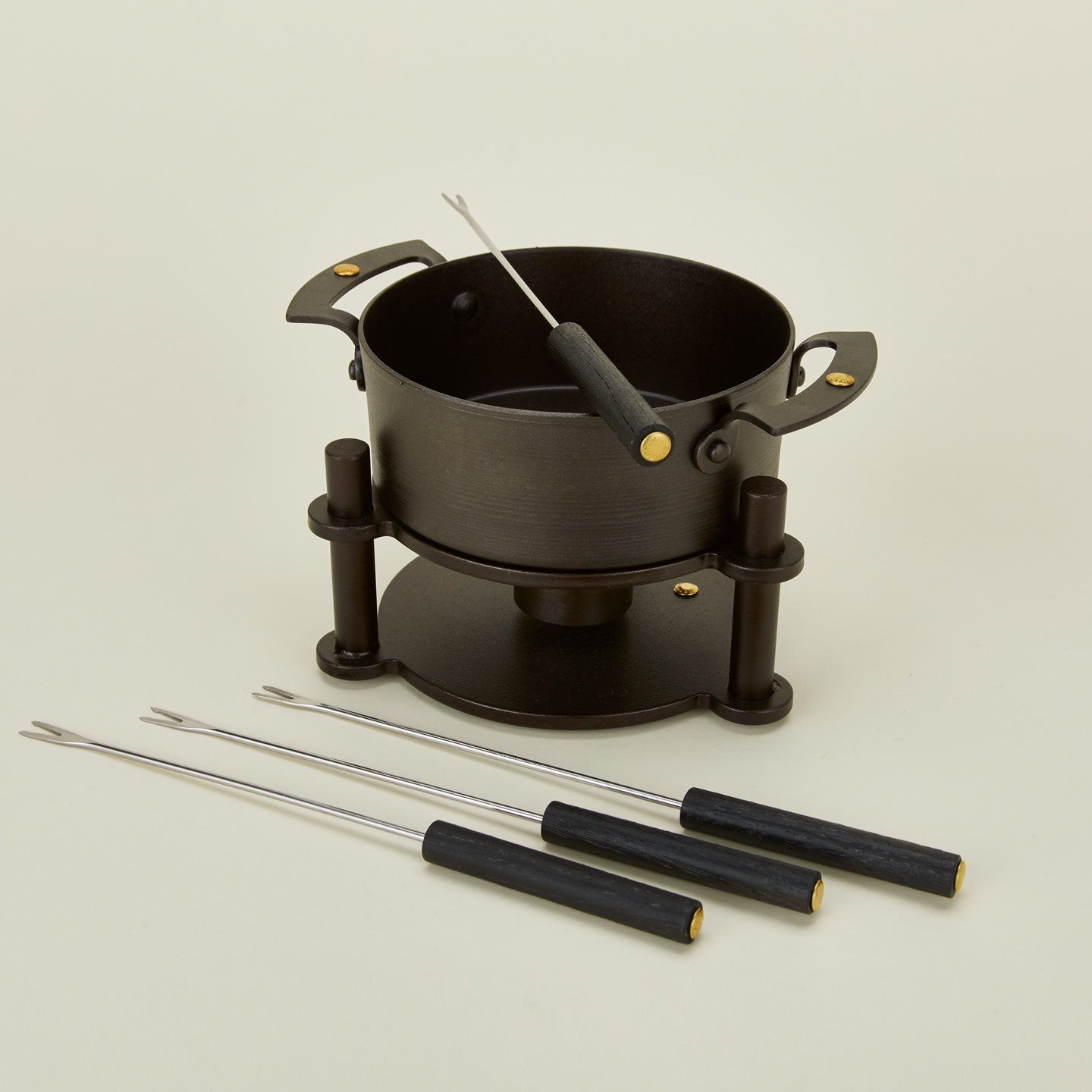 Netherton Foundry Spun Iron Fondue Pot