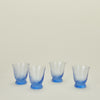 Spiral Tumbler, Set of 4 - Blue