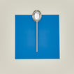Simple metal spoon