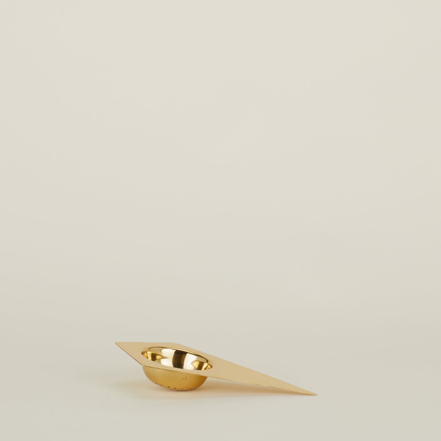 Brass tea strainer