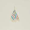 Block Printed Dish Cloth - Block Printed Multi Stripe
