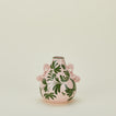 Painted Teardrop Vase - Nude/Olive