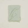 Simple Linen Throw - Sage