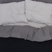 Simple Linen Flat Sheet - Black