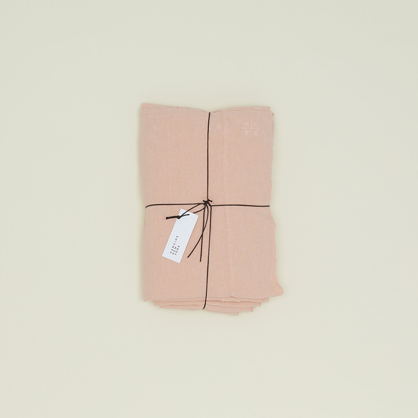 Simple Linen Flat Sheet - Blush