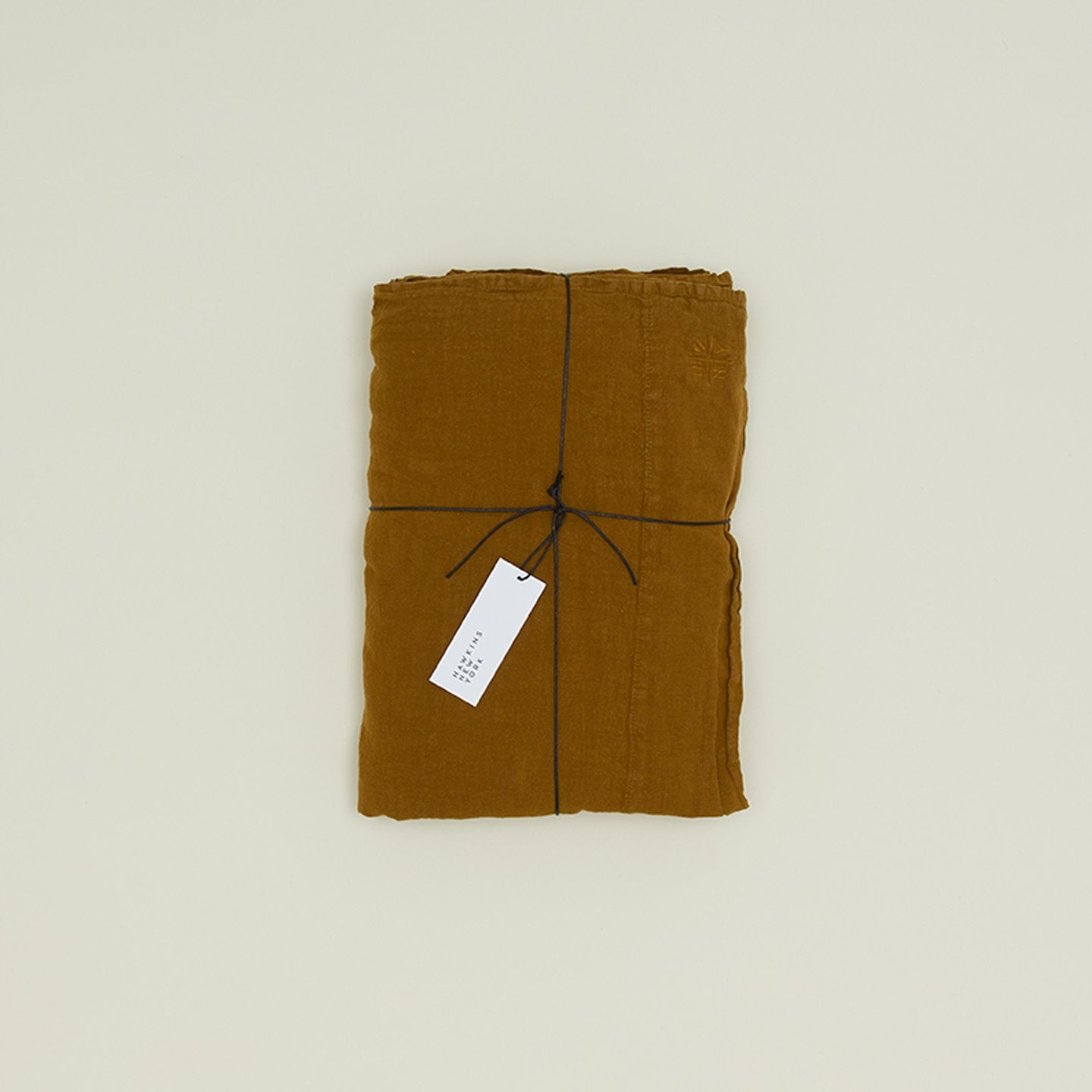 Simple Linen Flat Sheet - Bronze