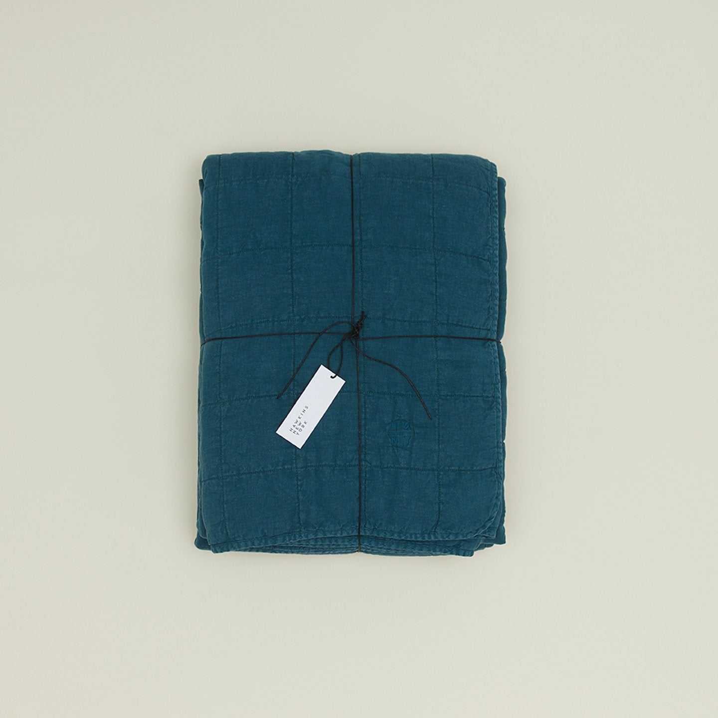 Simple Linen Quilt - Peacock