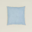 Reversible Velvet + Linen Pillow - Sky