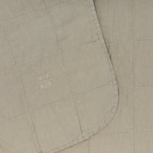 Simple Linen Quilt - Flax