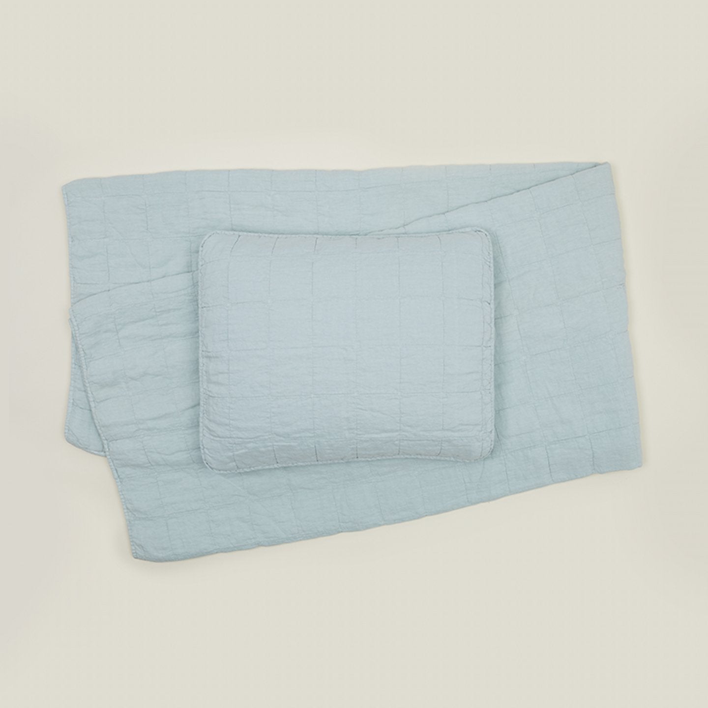 Simple Linen Quilt - Sky
