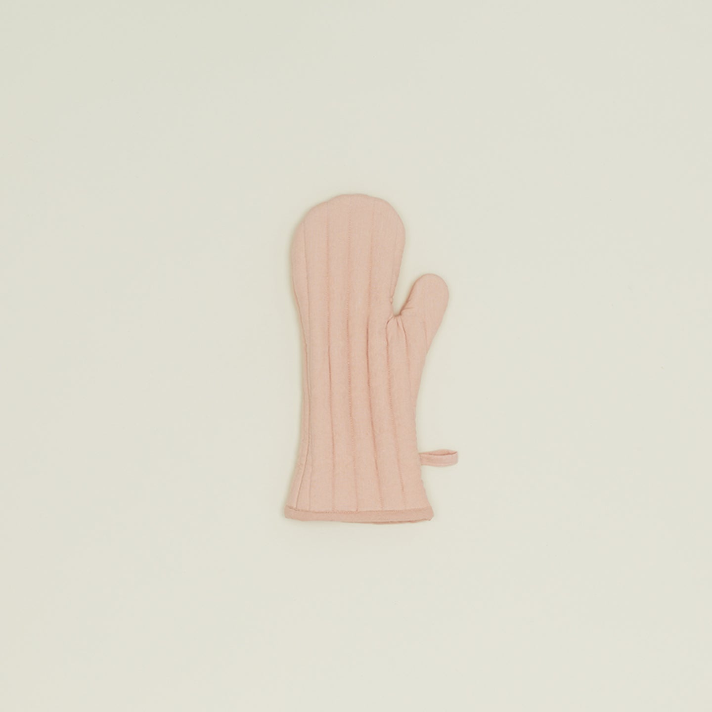Simple Linen Oven Mitt - Blush