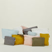 Simple Linen Zipper Pouch - Dark Grey