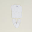 Simple Waffle Slippers - White