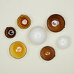 Blown Glass Mixing Bowls - Espresso